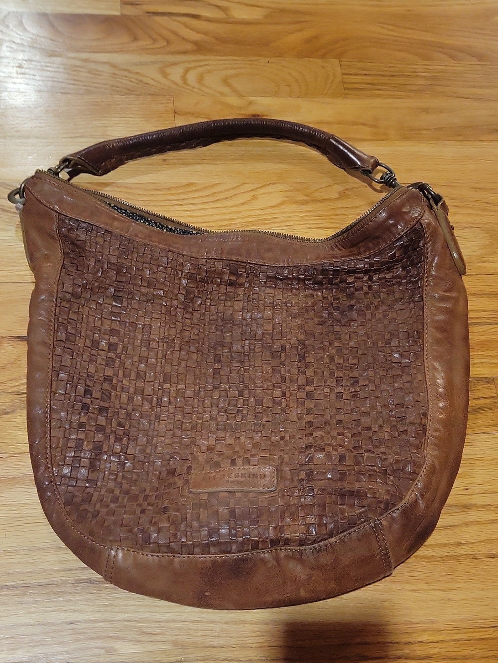 Liebeskind Brown Woven Purse **No Strap**